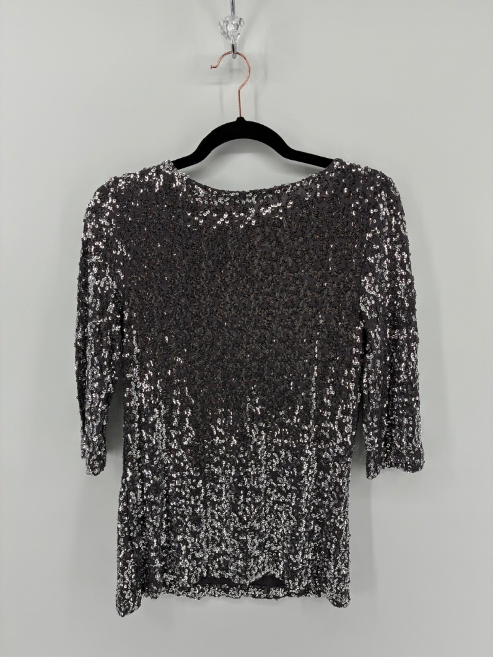 Reitmans Silver Sequin Blouse - Picture 5 of 8